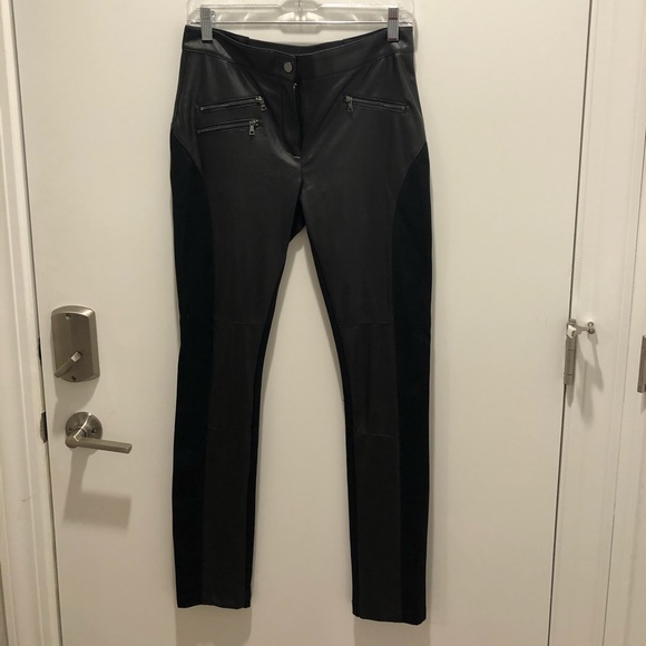 BCBGMaxaria Leather Riding Pants - Picture 1 of 4
